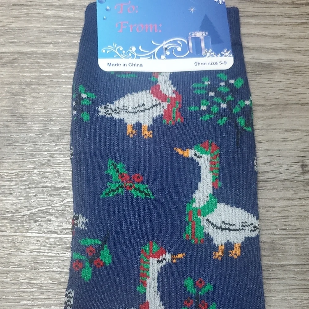 🎁Holiday Cheer Socks Set - Black and Blue